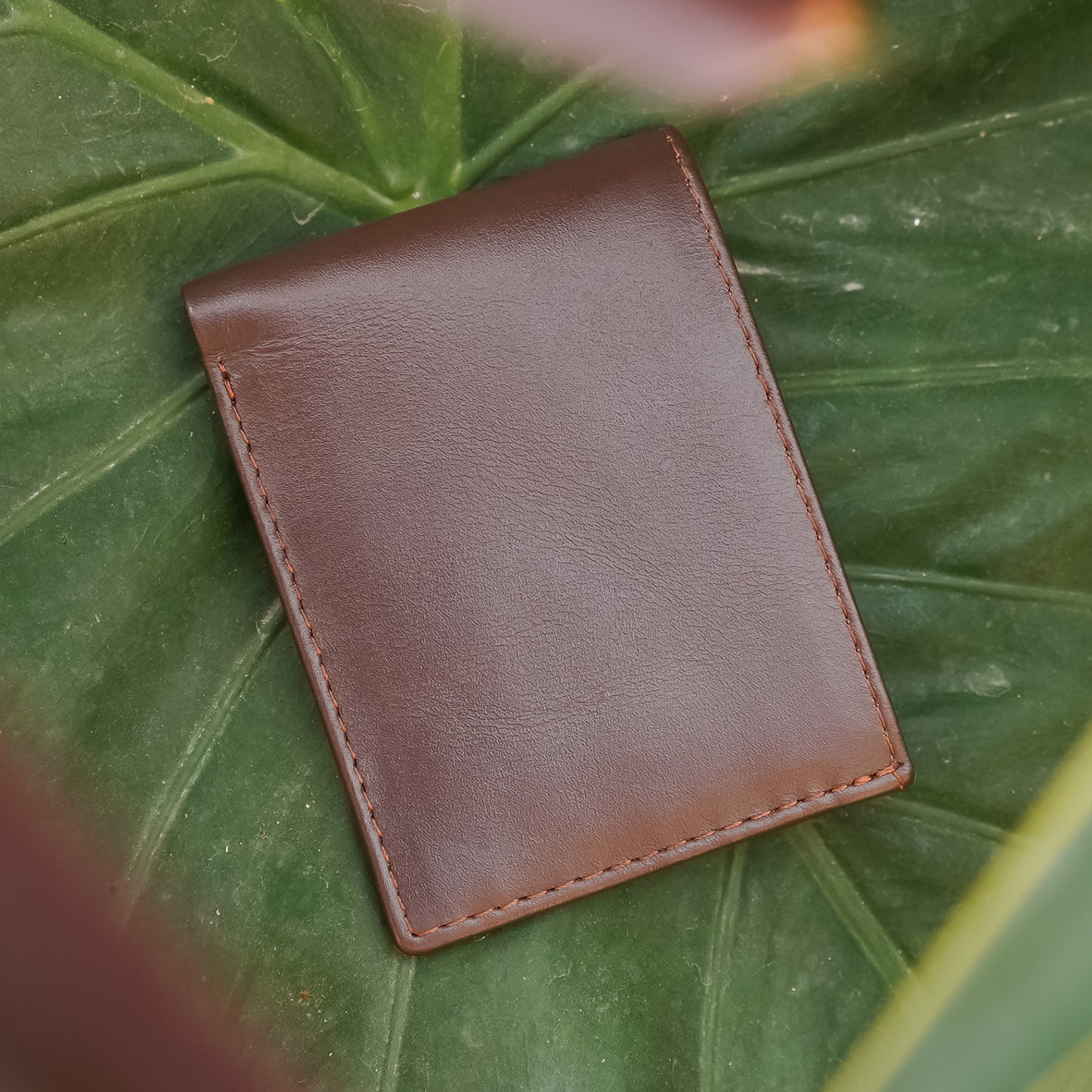 Carob genuine Leather wallet 04