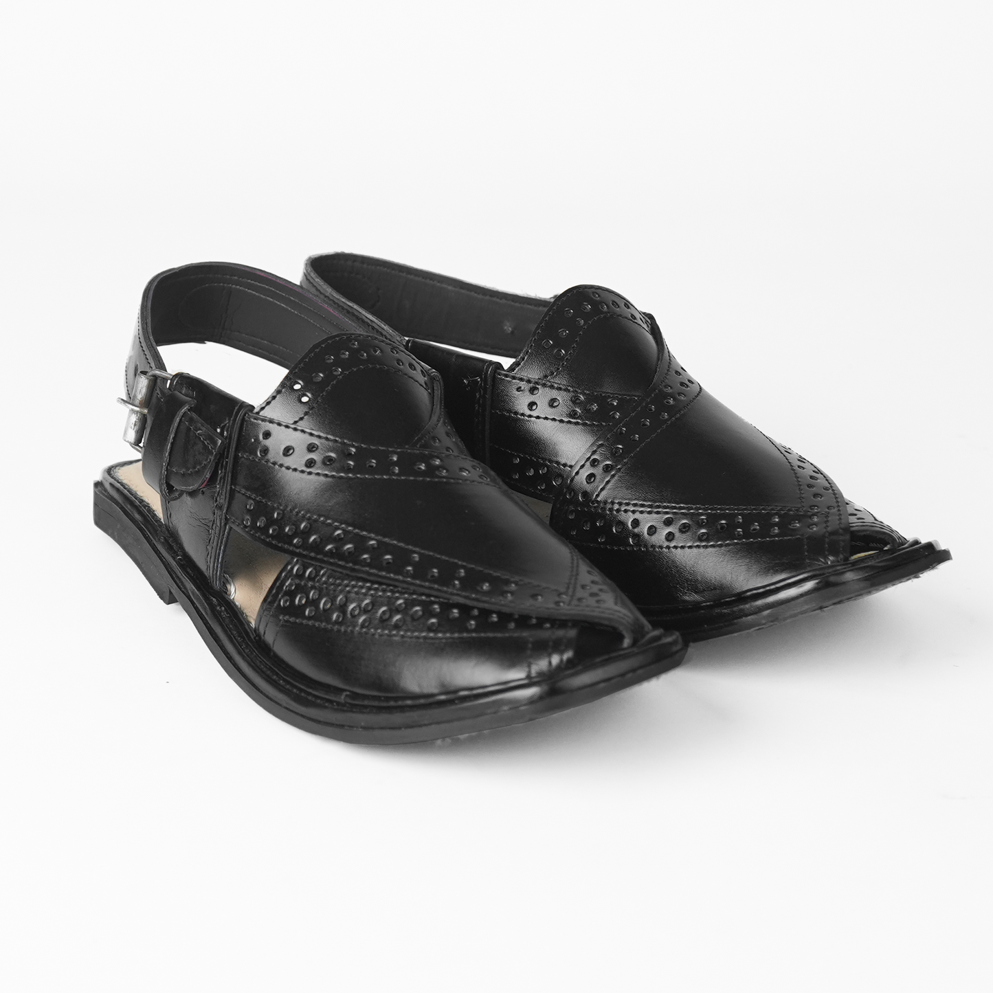 Ribbon Black Chappal black