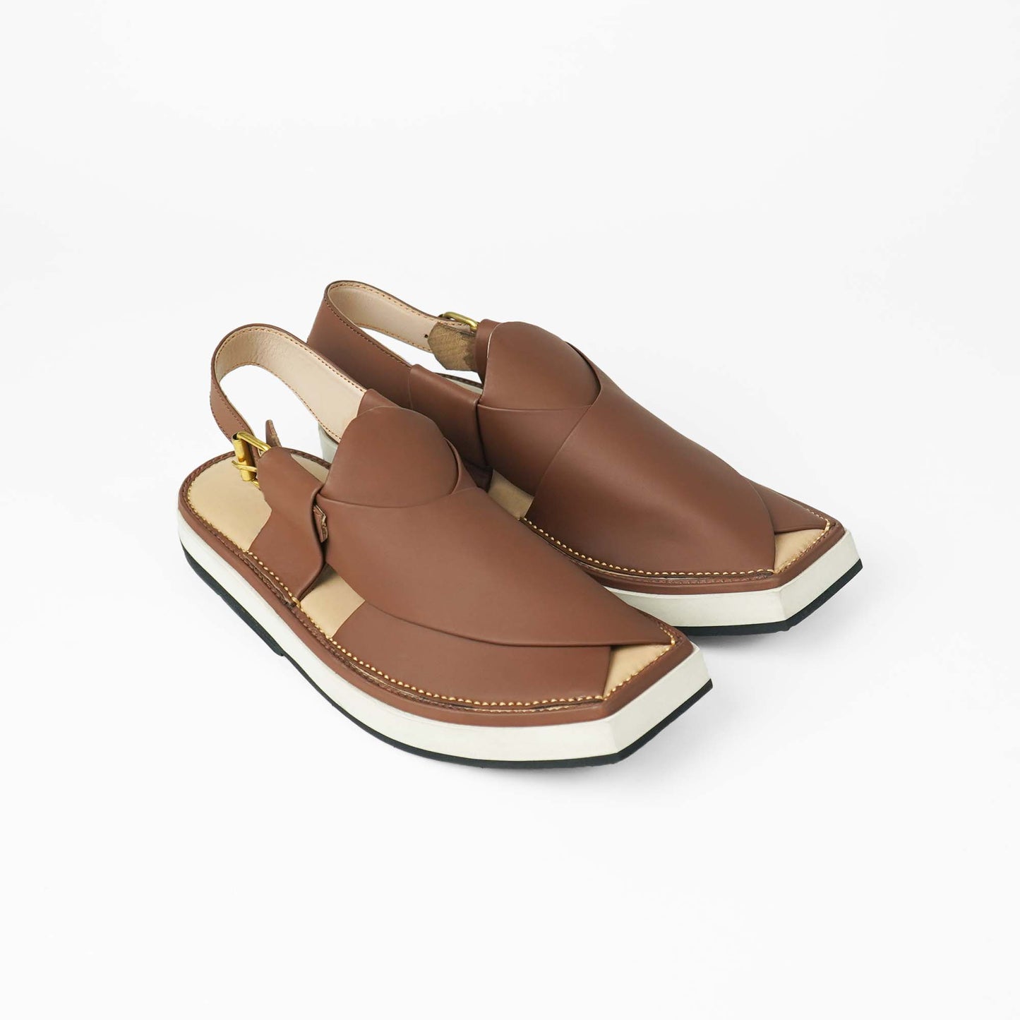 Matte Brown Kaptan chappal