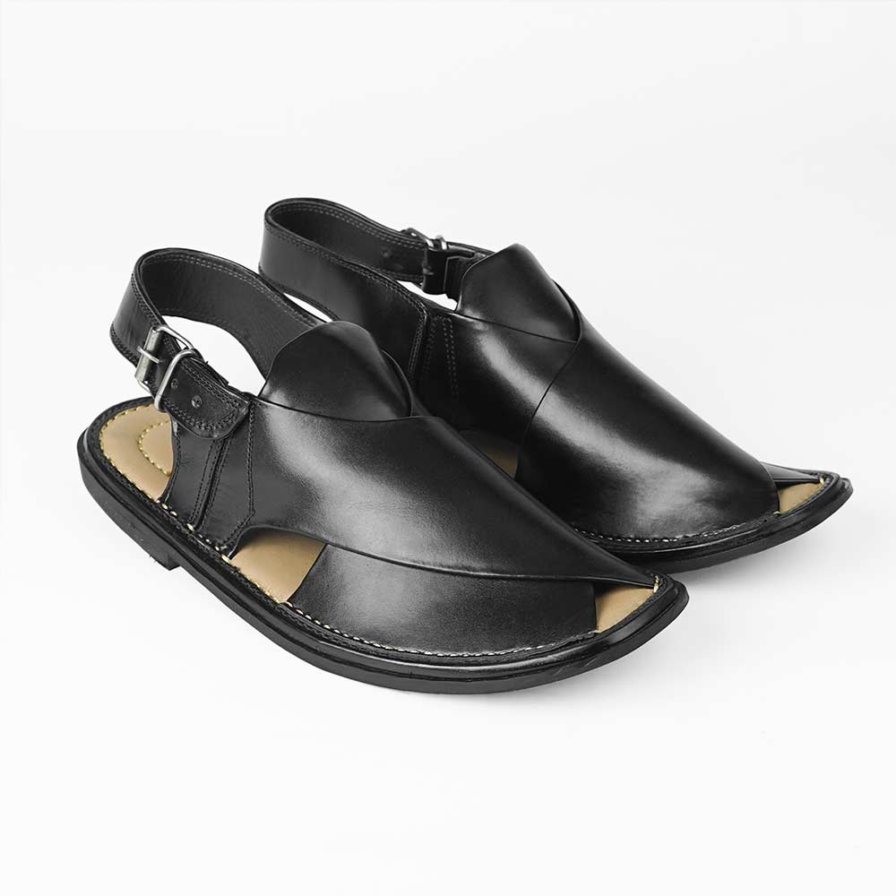 Black Gogo Chappal